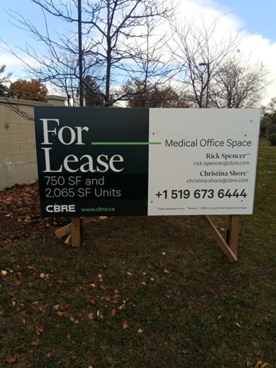 Temporary Signs Photo